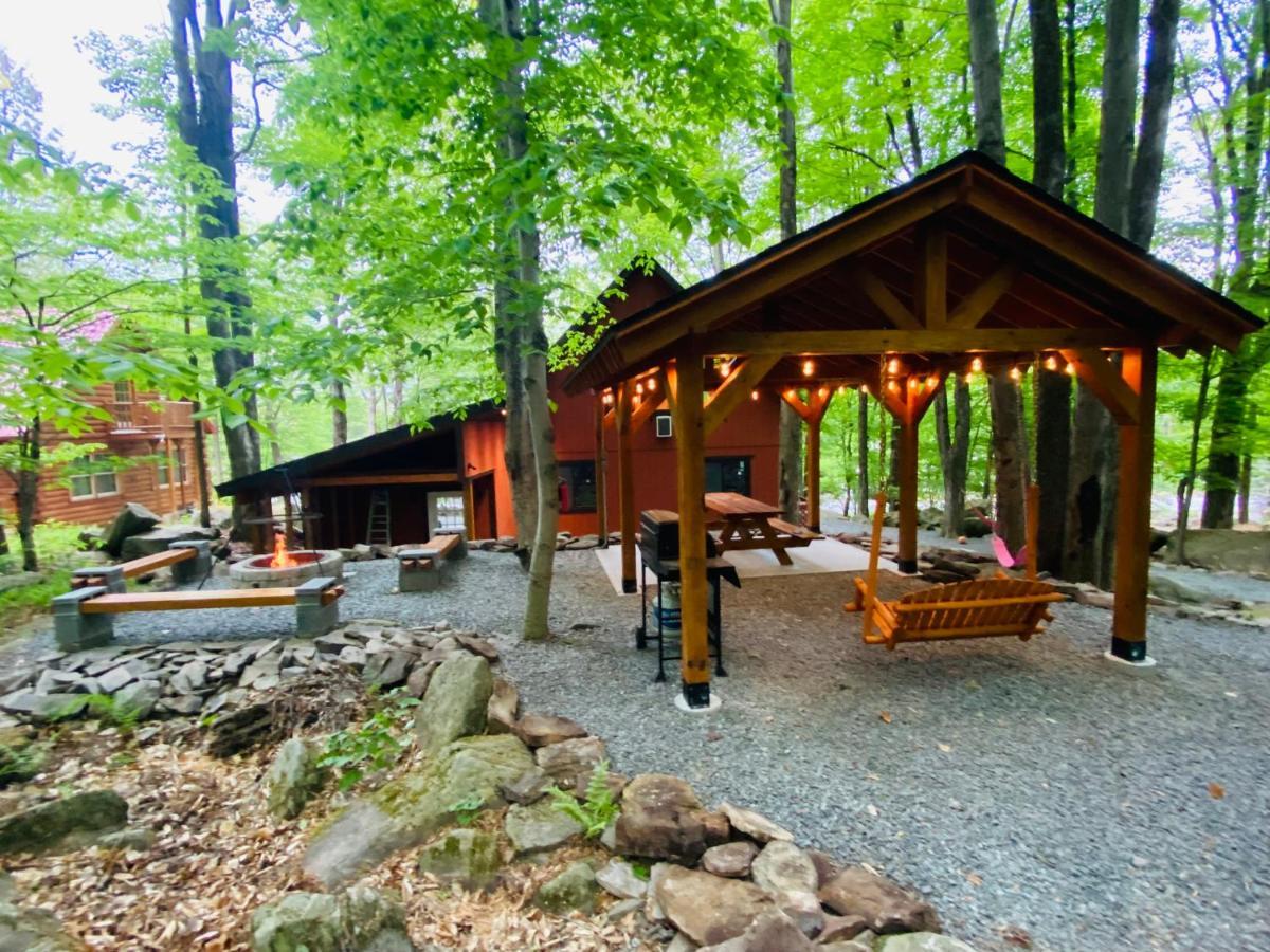 Lakeview Cabin In The Hideout Lake Ariel Exterior photo